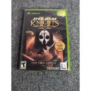 Star Wars Knights of‎ the Old Republic 2 II The Sith Lords (Xbox, 2004)